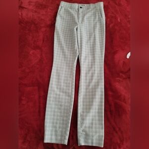 Mint Green Plaid Pants